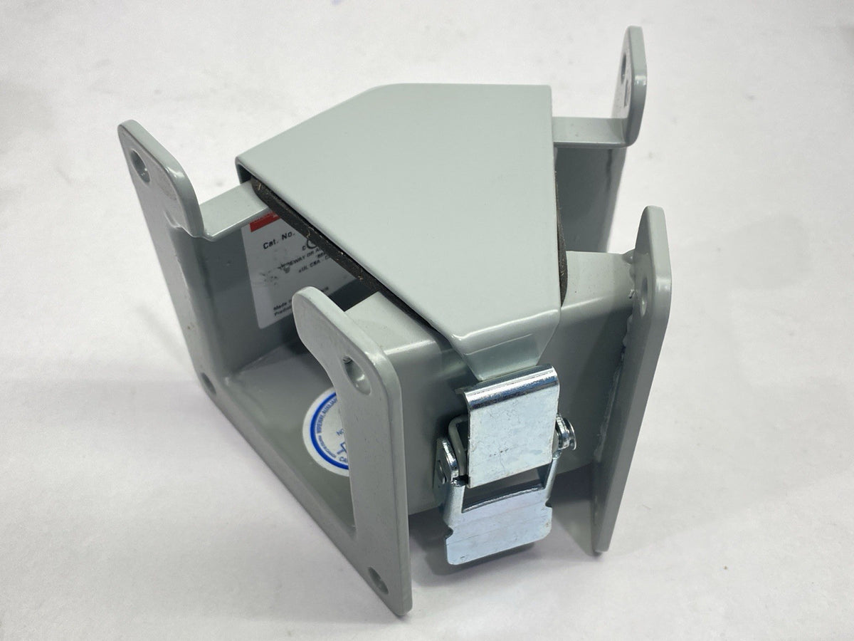 F22LE45A | Hoffman 45 Degree Lay-In Wireway Elbow 2.5" x 2.5" Gray Steel Type 12 - New – Open box - Maverick Industrial Sales