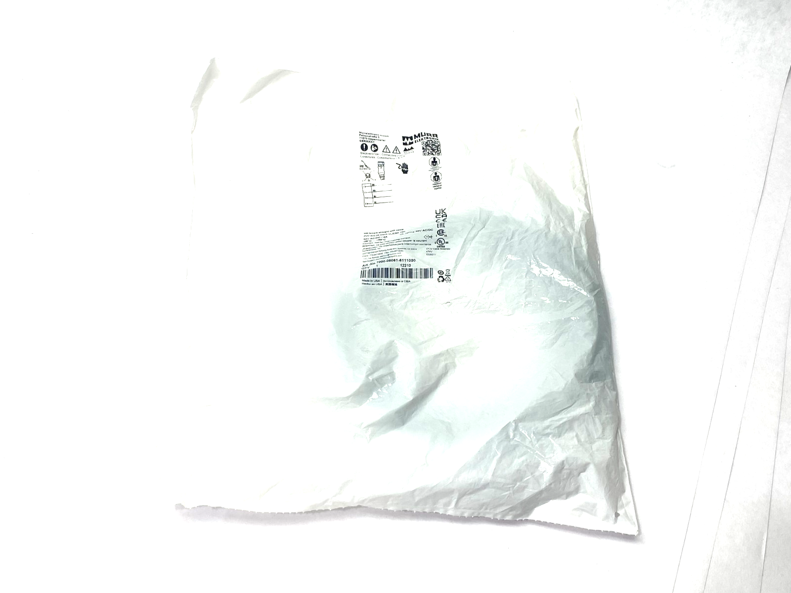 Murrelektronik 7000-08061-6111000 Single Ended Cordset M8 female 0° A-cod - Maverick Industrial Sales