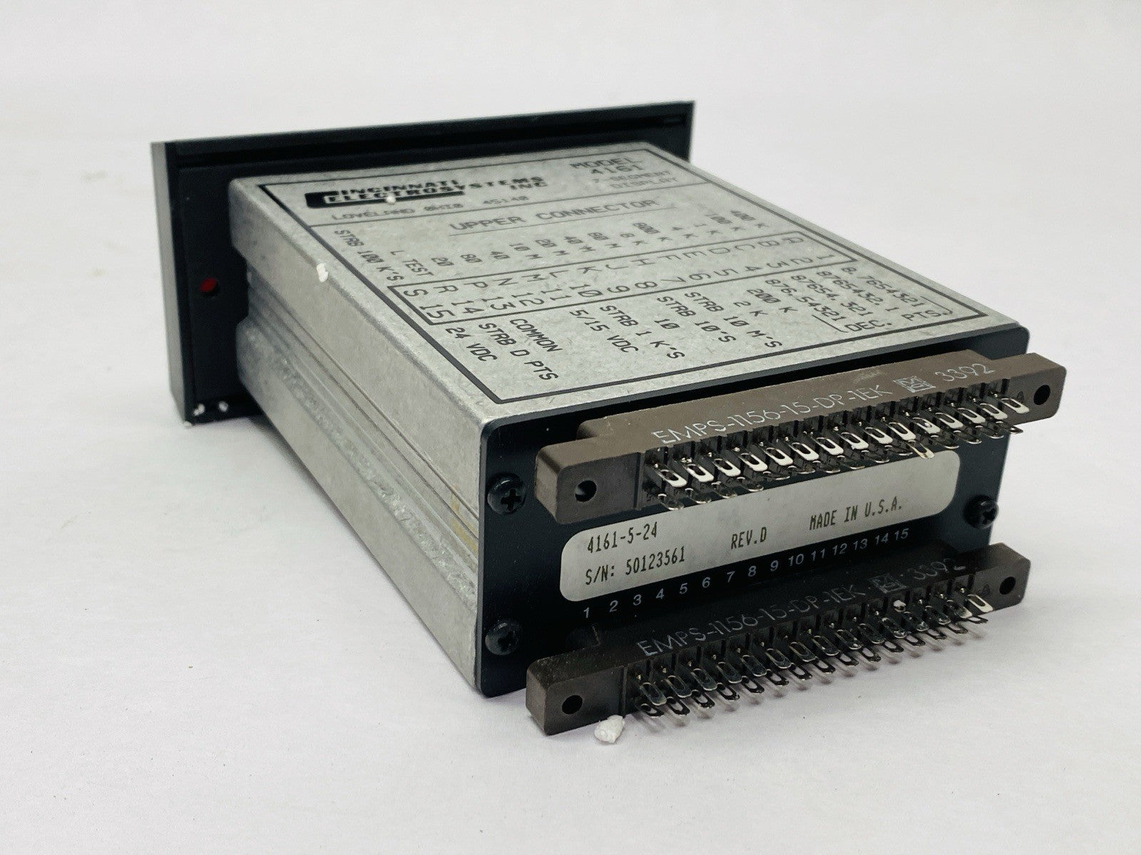 Cincinnati Electrosystems 4161-4-24 7-Segment Display Interface - Maverick Industrial Sales