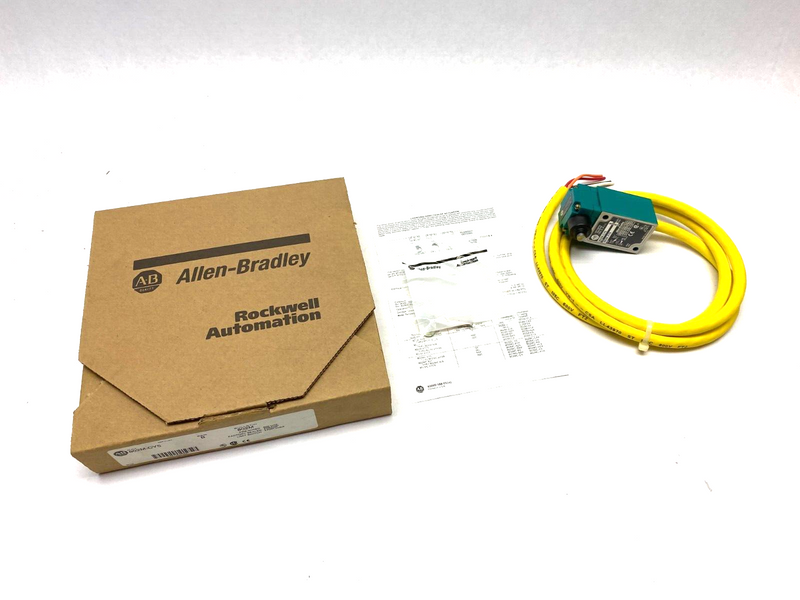 Allen Bradley 802M-CY5 Ser. B Pre-Wired Limit Switch Rod-Type Side-Push, 5' Lead - Maverick Industrial Sales