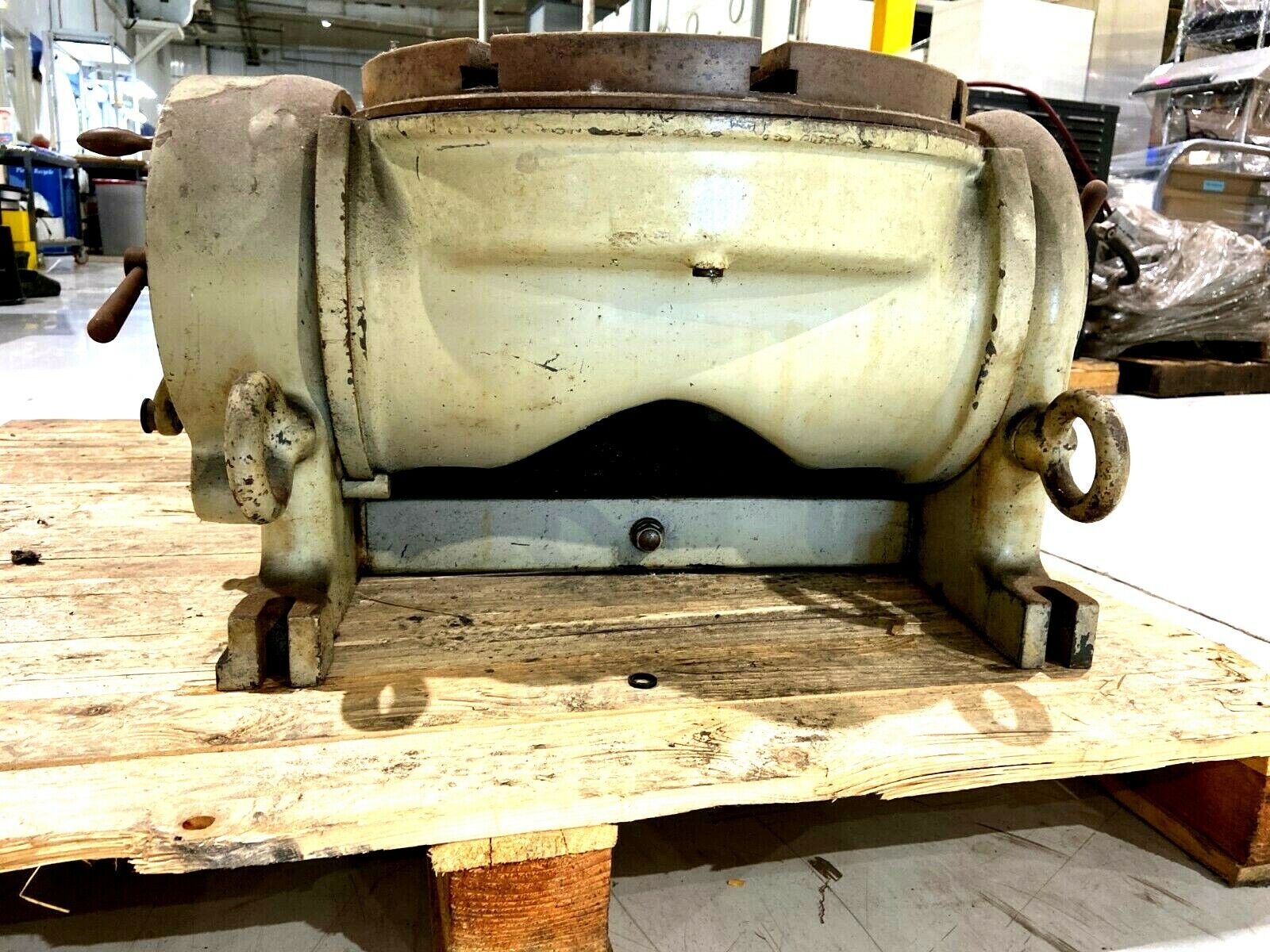 Societe Genevoise PI-5 Rotary and Tilting Table 17-3/4" Diameter - Maverick Industrial Sales
