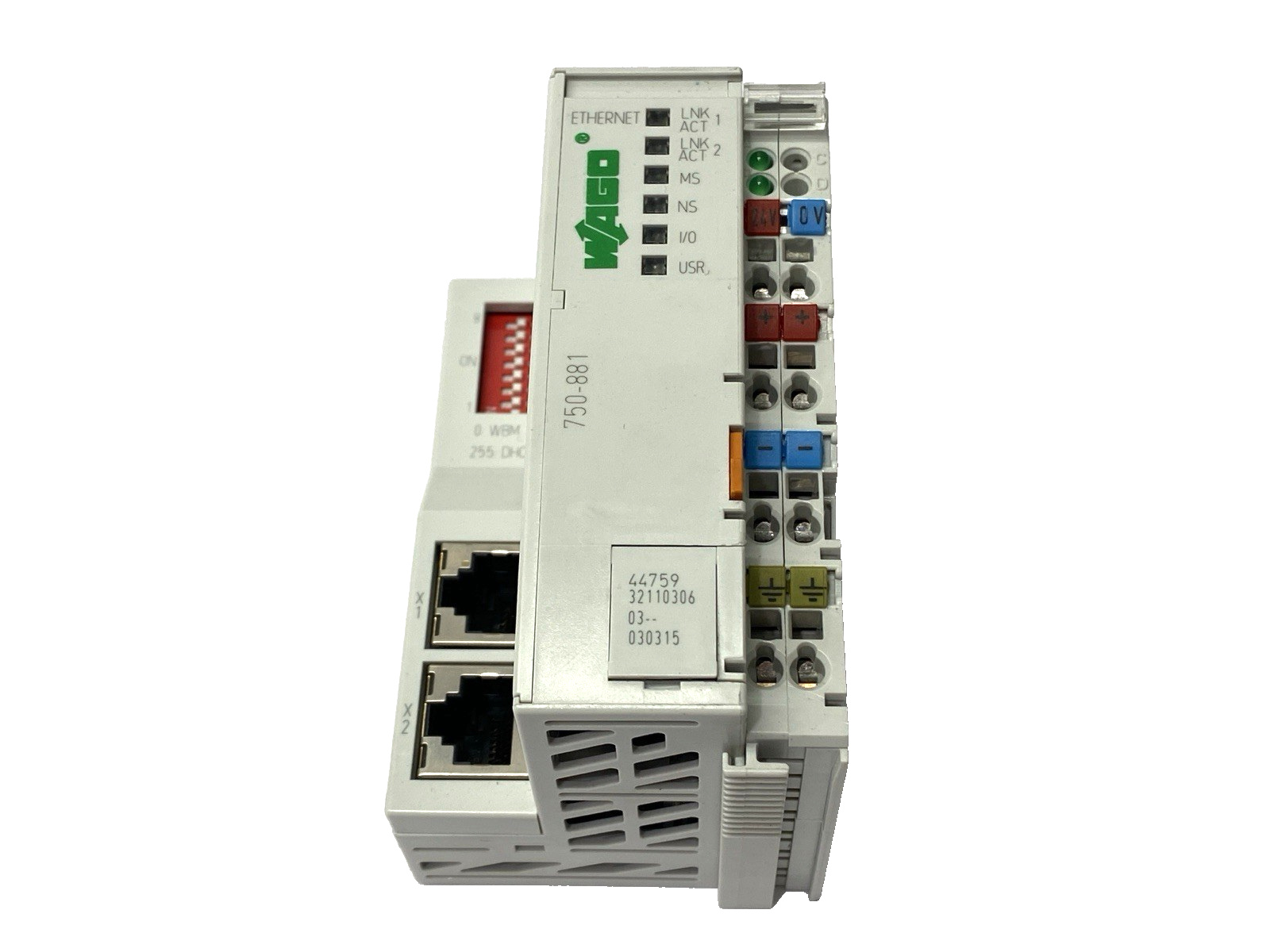 Wago 750-881 Ethernet Controller 2-Port 24VDC - Maverick Industrial Sales