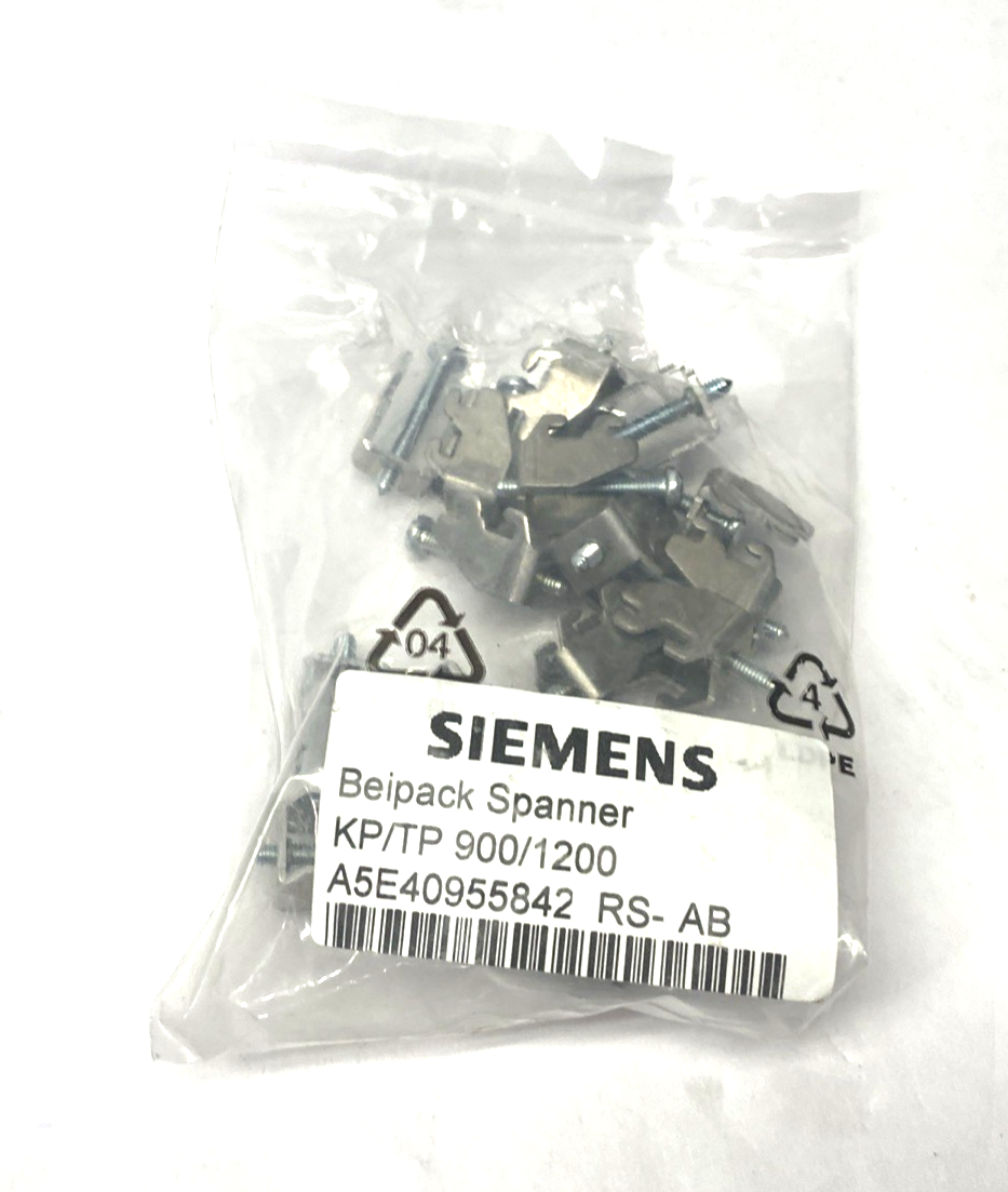 A5E40955842 | Siemens Beipack Spanner Mounting Brackets KP/TP 900/1200 LOT OF 16 - New – Open box - Maverick Industrial Sales