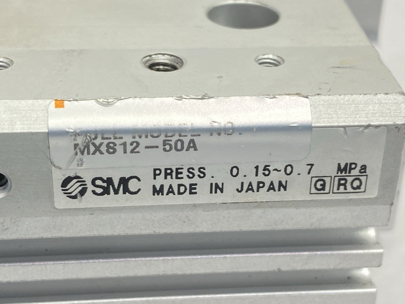 SMC MXS12-50A Pneumatic Guided Cylinder Slide Table 12mm Bore 50mm Stroke - Maverick Industrial Sales