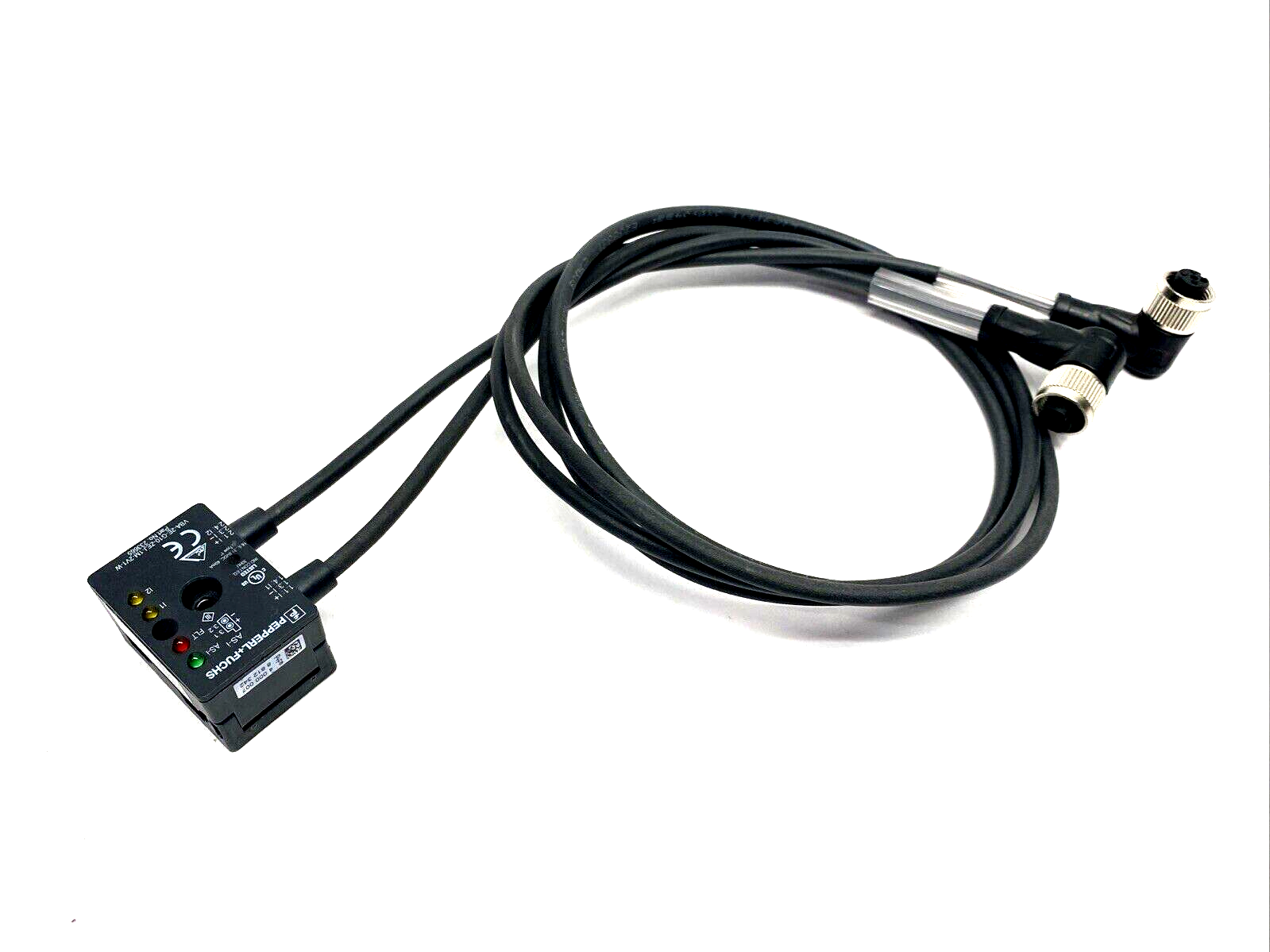 Pepperl+Fuchs VBA-2E-G10-ZEJ-1M-2V1-W AS-Interface Module 233665 MISSING SCREW - Maverick Industrial Sales