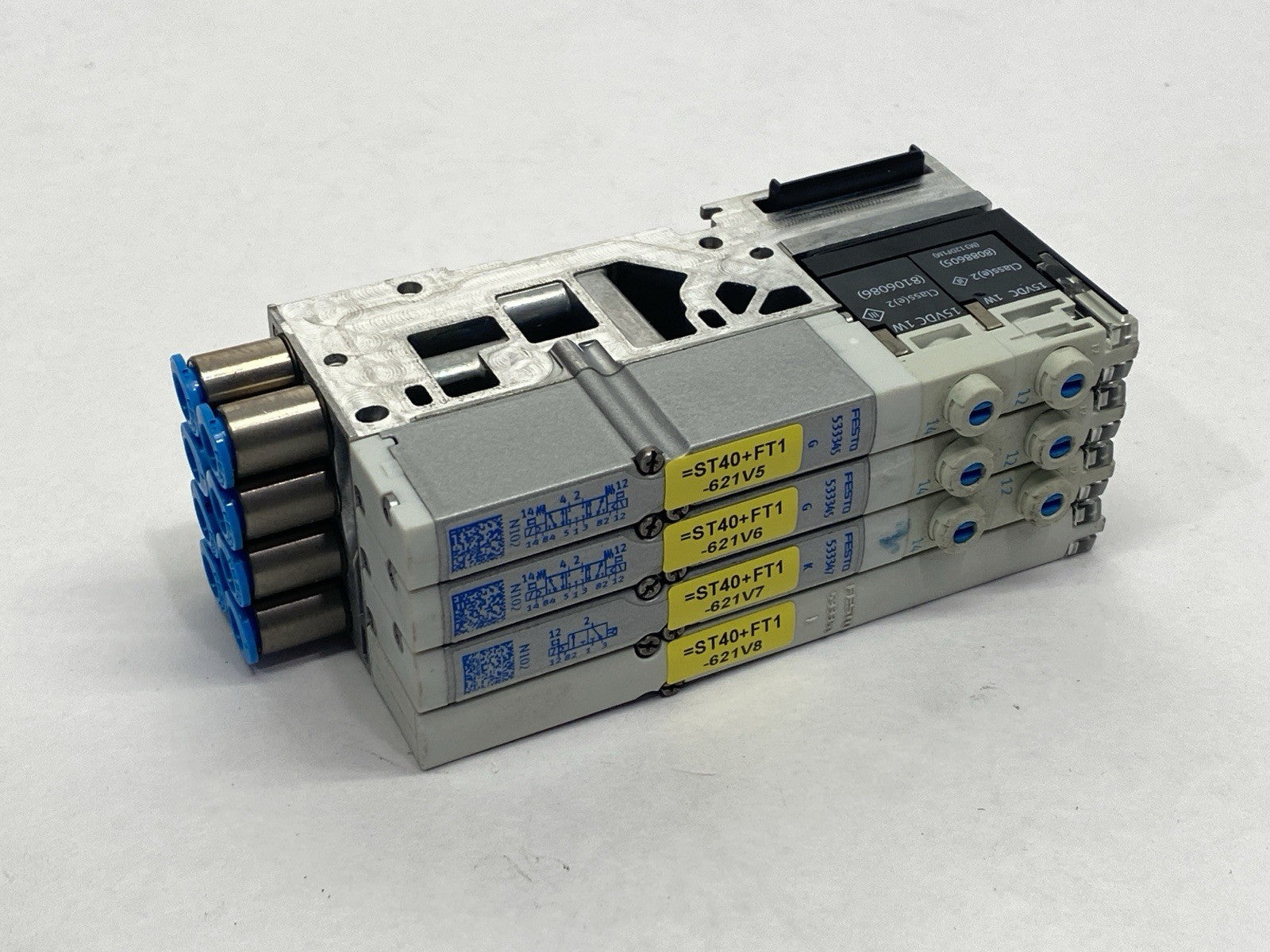 Festo VMPA1-FB-AP-4-1 Sub Base w/ VMPA1-M1H-G-PI Solenoid VMPA1-RP Cover - Maverick Industrial Sales