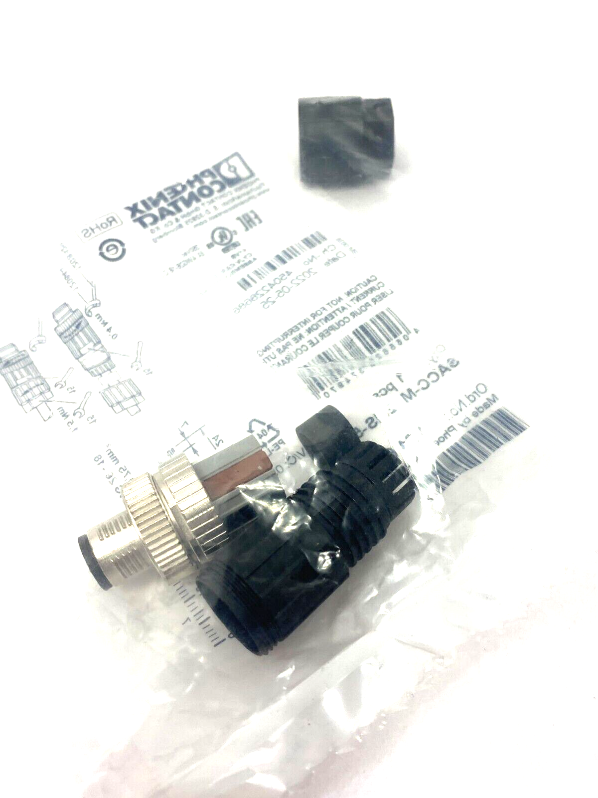 Phoenix Contact SACC-M12MS-5PL M Field Wireable Connector 5-Position 1424649 - Maverick Industrial Sales