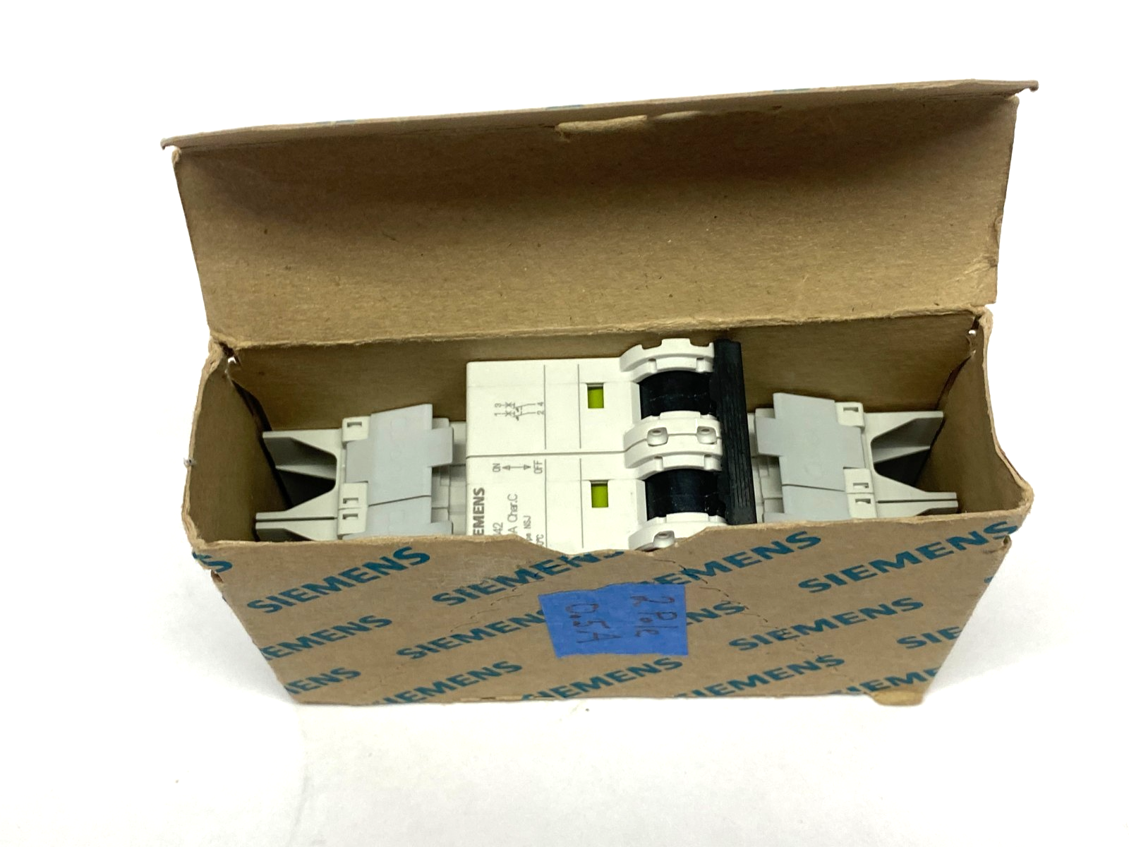 Siemens 5SJ4205-7HG42 Circuit Breaker, 2-Pole, C-Trip, 10kA - Maverick Industrial Sales