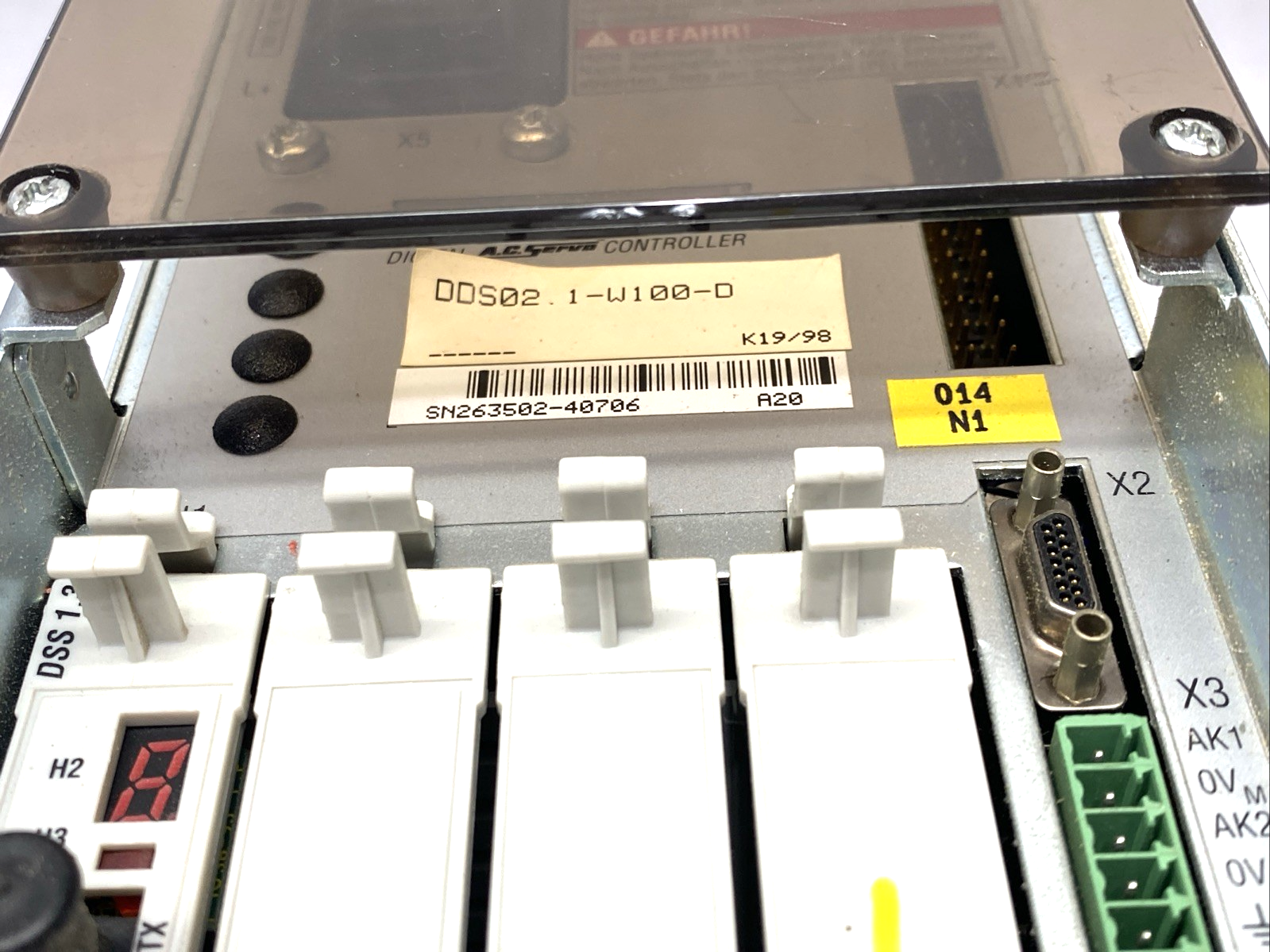 Indramat DDS02.1-W100-D Servo Controller FWC-DSM2.1-SSE-02V13-MS, DSM02.1-FW - Maverick Industrial Sales