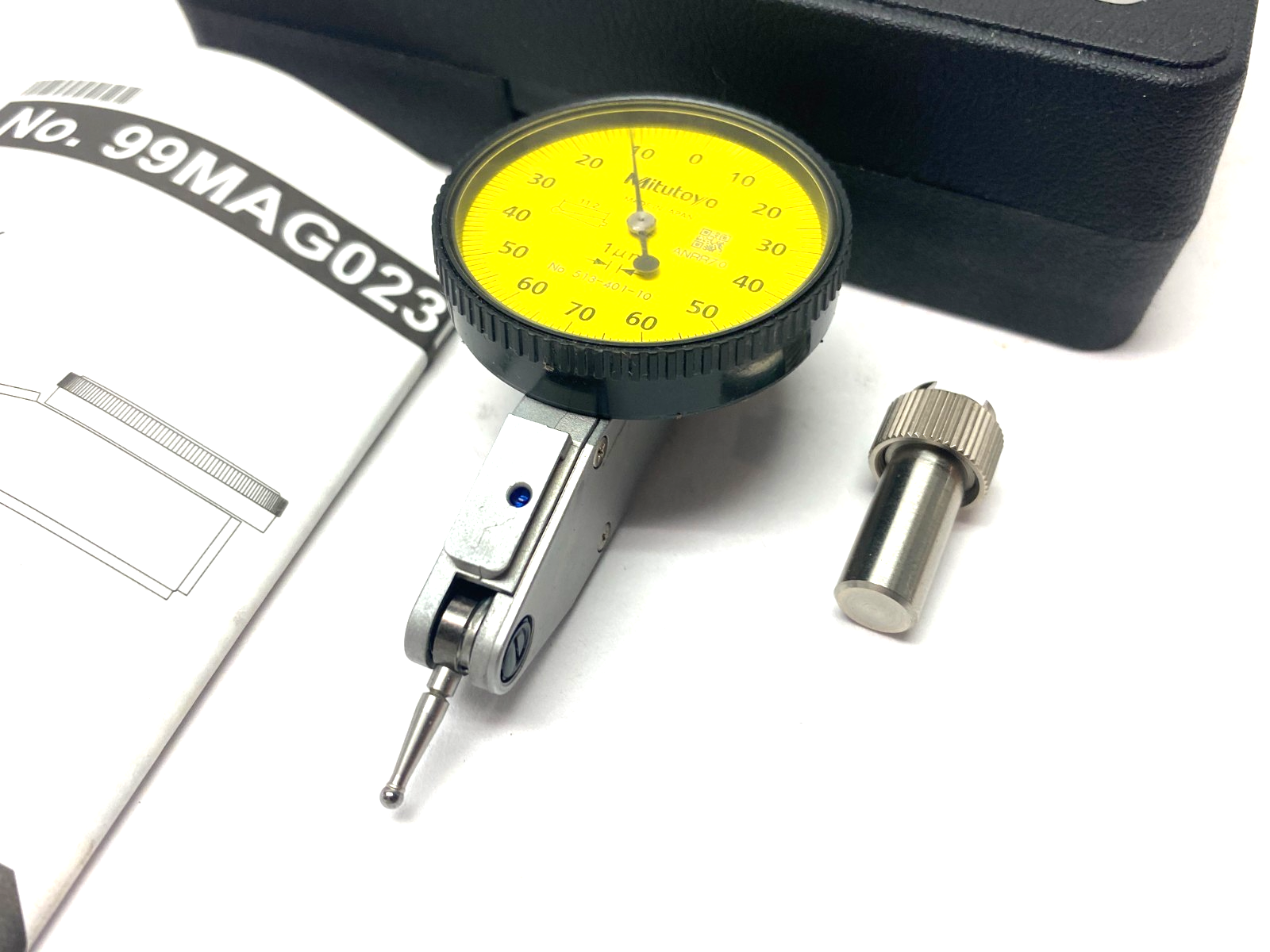Mitutoyo 513-401-10E Dial Test Indicator 0.14mm Range, 0.001mm Graduation - Maverick Industrial Sales