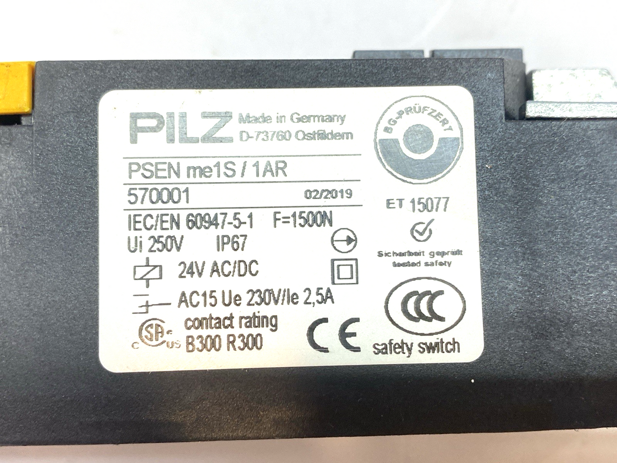 Pilz PSEN me1S/1AR Interlock Safety Switch 570001 - Maverick Industrial Sales