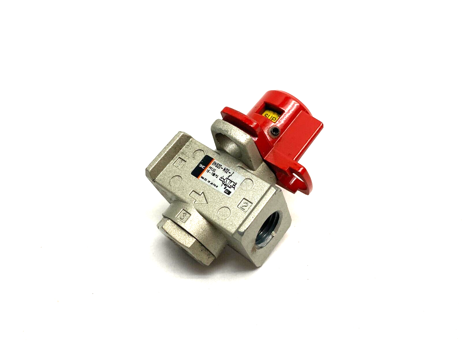 SMC VHS20-N02-Z Manual Lockout Valve 3-Port 1/4" NPT - Maverick Industrial Sales