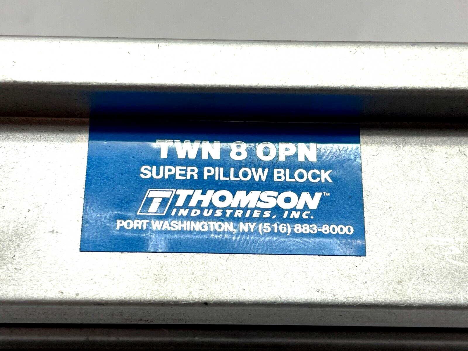 Thomson TWN 8 OPN Super Pillow Block w/ Rail - Maverick Industrial Sales