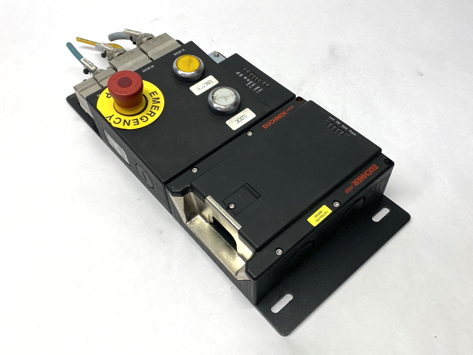 MGB-L1B-PNA-R-121851 | Euchner Multifunction Gate Box 121851 DAMAGED BUTTONS - Used - Maverick Industrial Sales