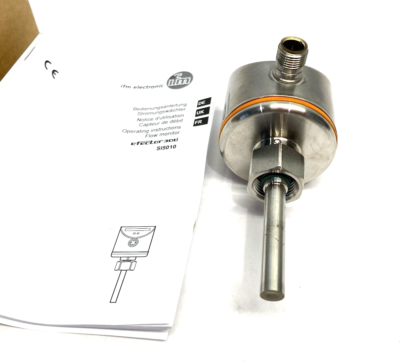 SI5010 | Ifm Flow Monitor for Liquid/Gas, Bar Graph Display SID10ADBFPKG/US-100 - Used - Maverick Industrial Sales