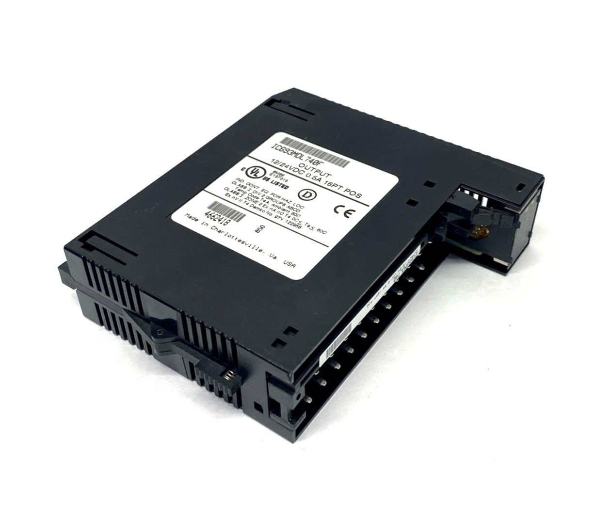 GE Fanuc IC693MDL740F Output Module 16PT 12/24VDC 0.5A NO FRONT TERMINAL - Maverick Industrial Sales