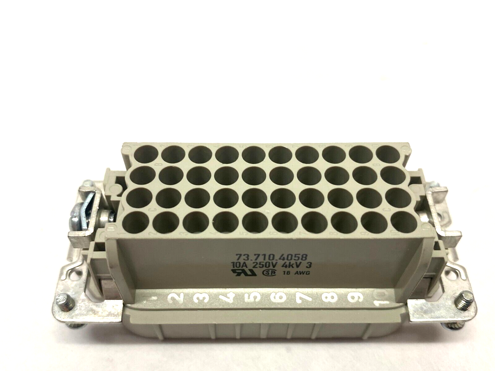 Wieland 73.710.4058 Heavy Duty Connector Insert 40+PE Contacts - Maverick Industrial Sales