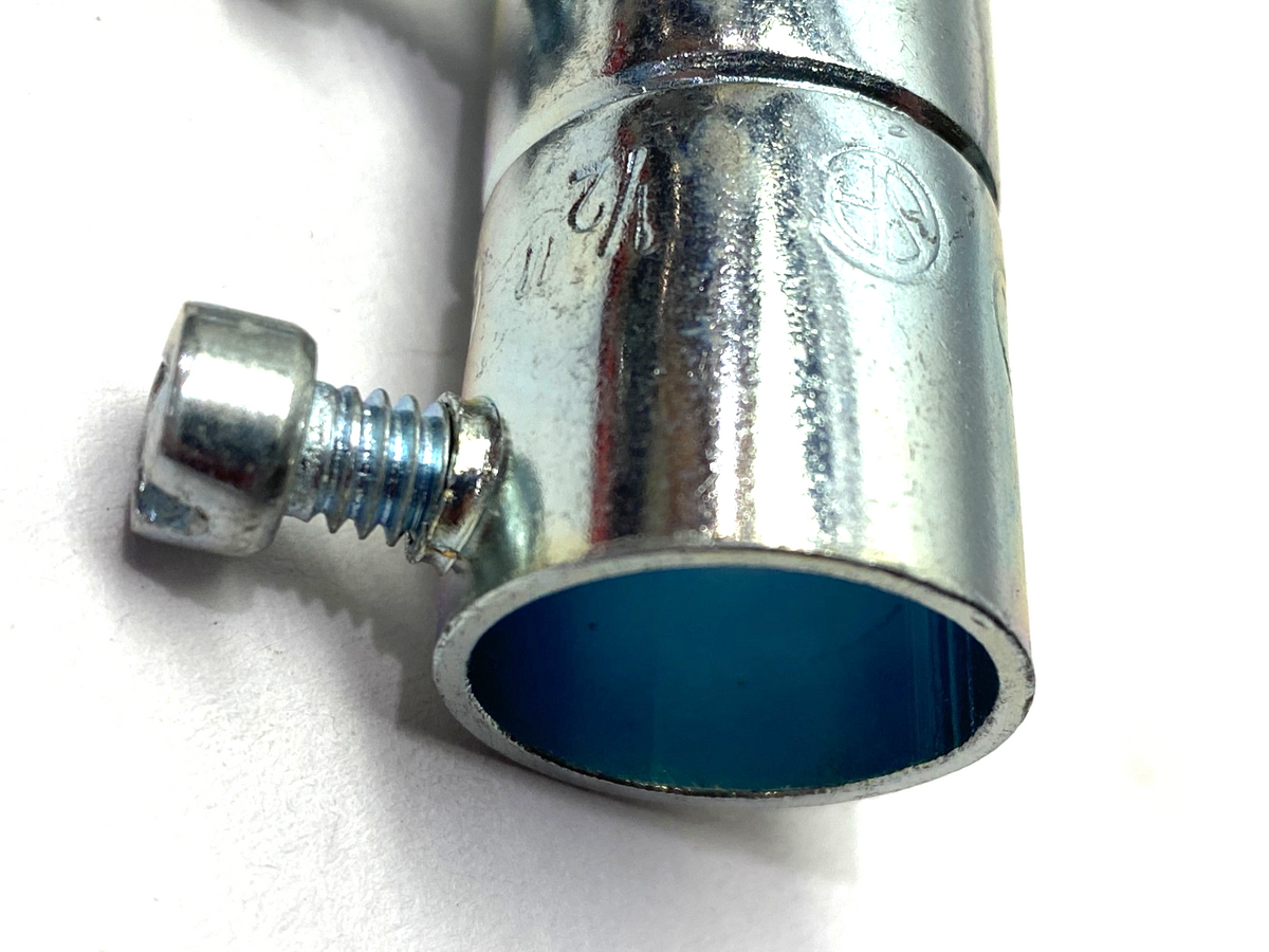 Steel City TK121A EMT Set Screw Coupling 1/2", Zinc-Plated Steel LOT OF 17 - Maverick Industrial Sales