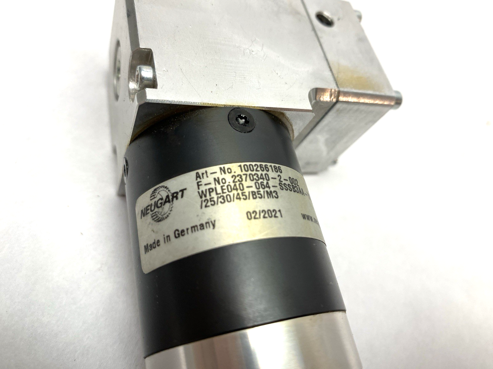 Neugart WPLE040-064-SSSB3AA-Y8/25/30/45/B5/M3 Planetary Gearbox, Right Angle - Maverick Industrial Sales