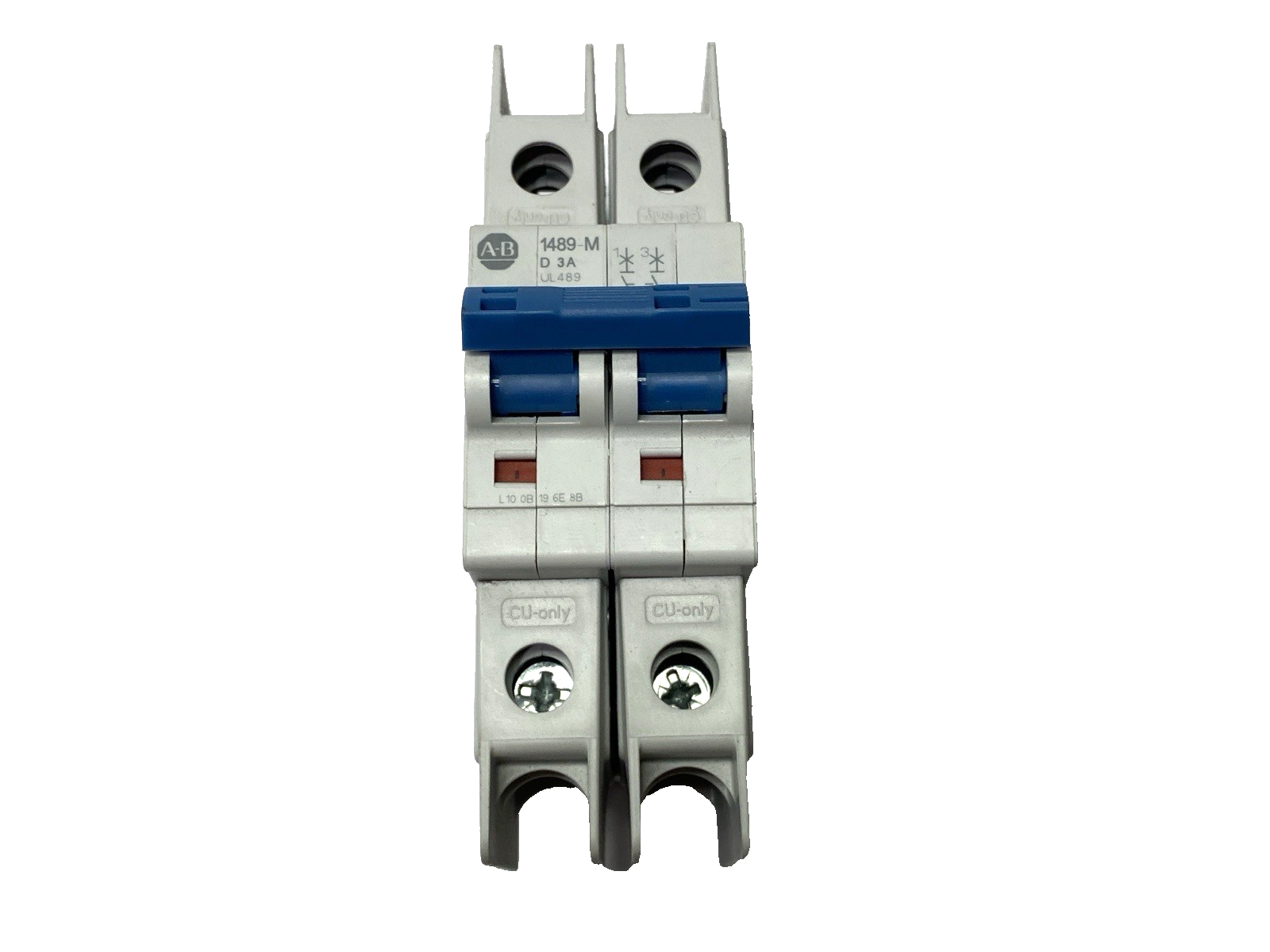 1489-M2D030 | Allen Bradley Ser. D Circuit Breaker 2-Pole 3A - Used - Maverick Industrial Sales