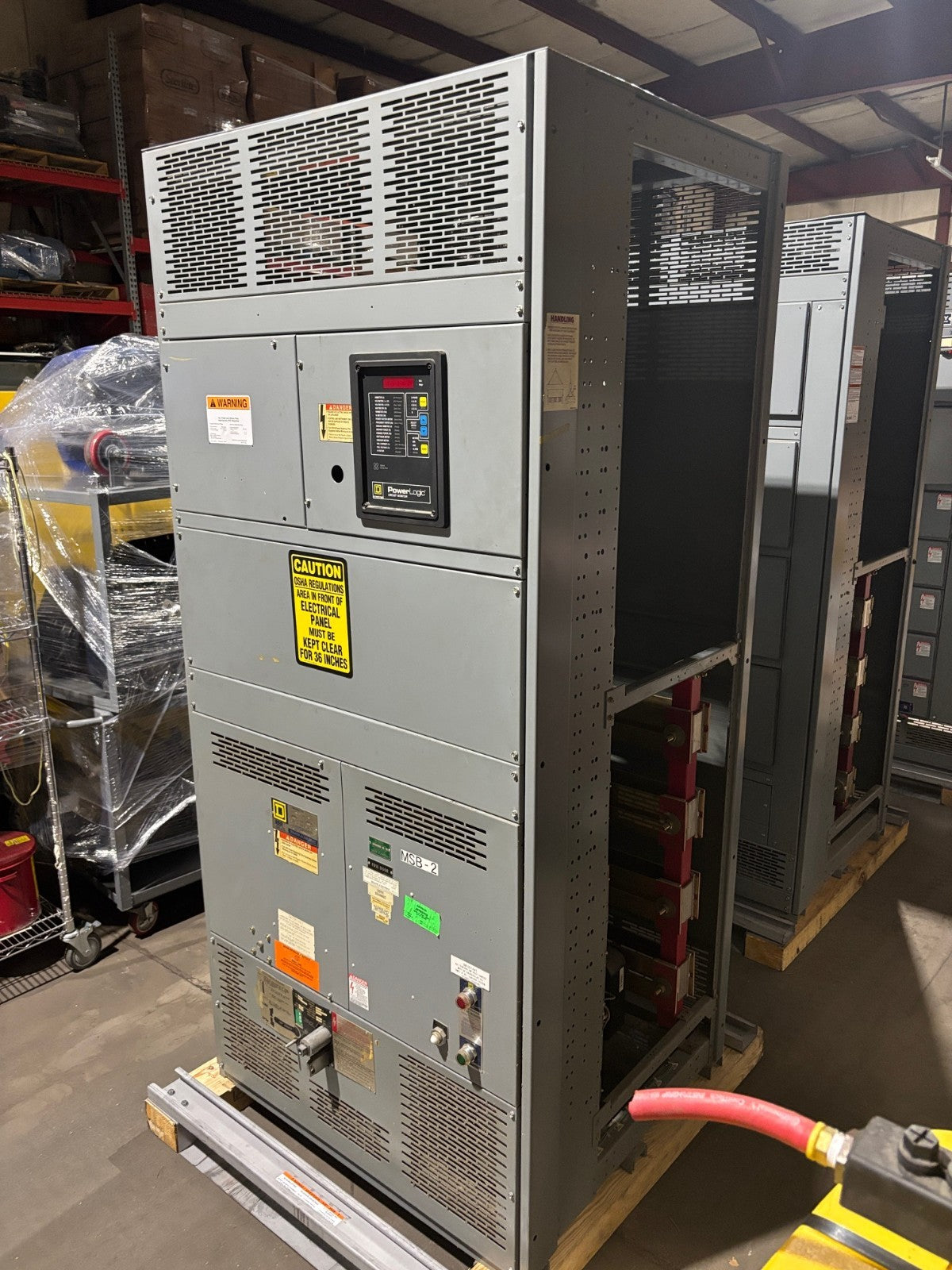 Square D QED 2 Power Style Switchboard 3000A PowerLogic Circuit Monitor 600V - Maverick Industrial Sales