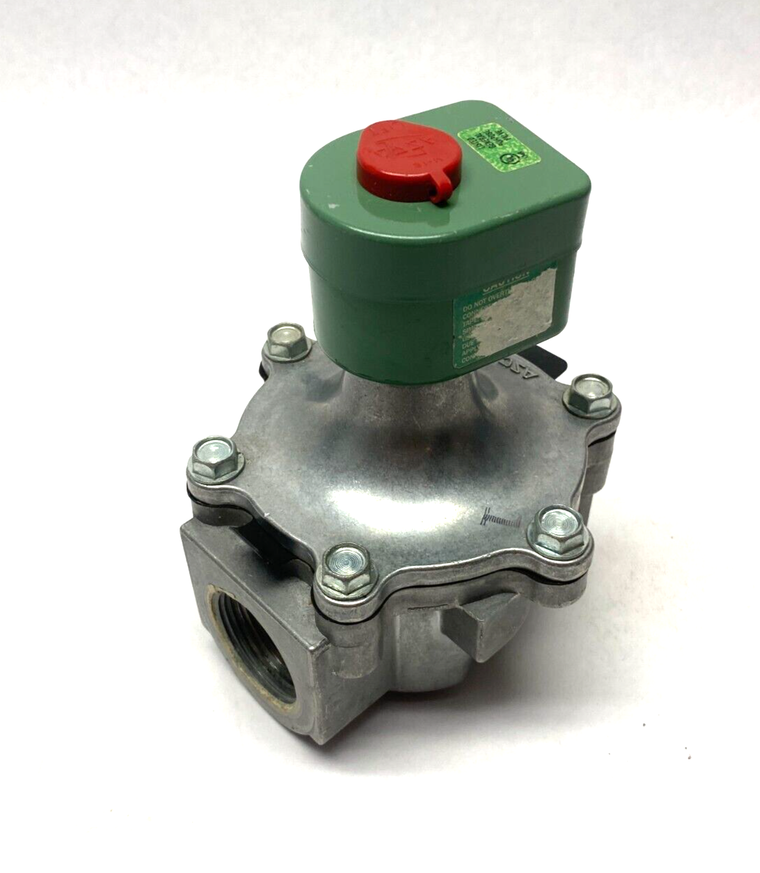 ASCO 8215C63 Red Hat Solenoid Valve 2-Way Normally Open 1-1/4" NPT 15.4W - Maverick Industrial Sales