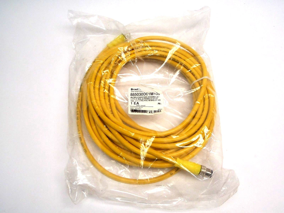 885030D01M100 | Brad Connectivity Micro-Change 5/Pole 10M 22/5 AWG Cordset - Maverick Industrial Sales