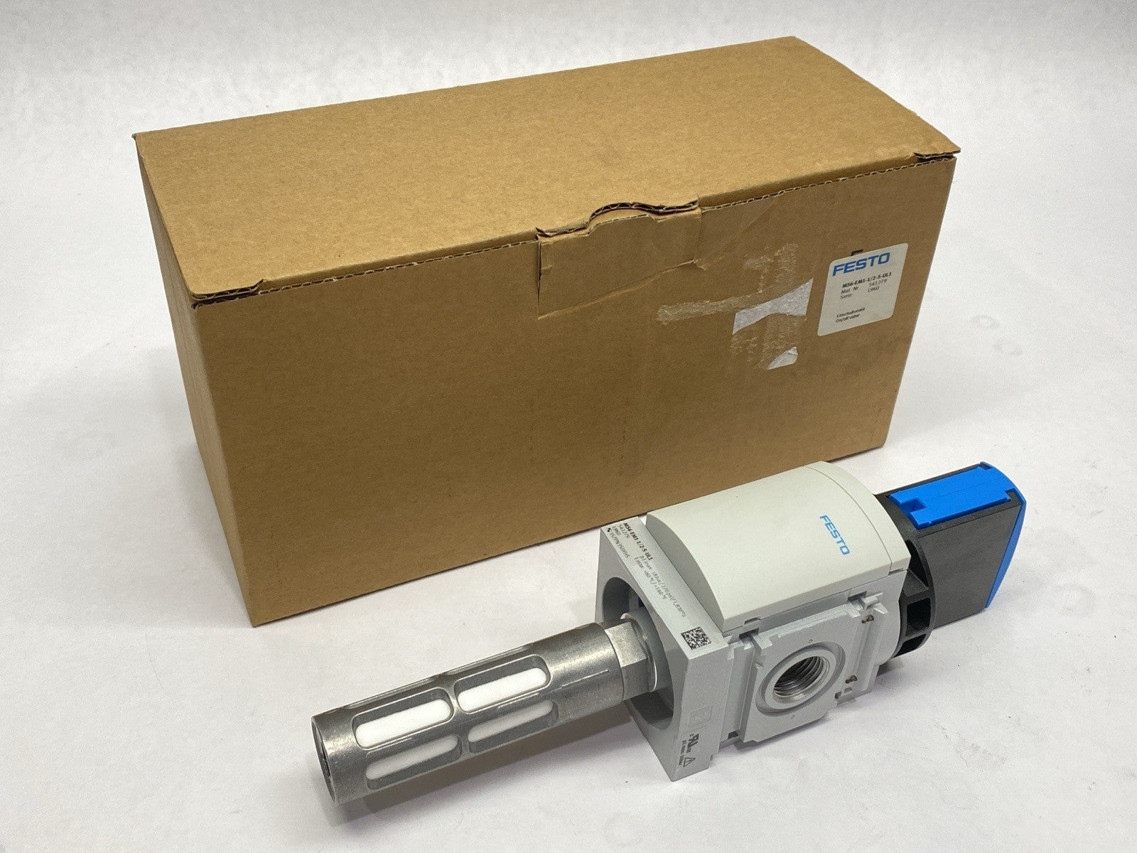 Festo MS6-EM1-1/2-S-UL1 Manual On/Off Valve Rotary w/ Silencer 541279 - Maverick Industrial Sales