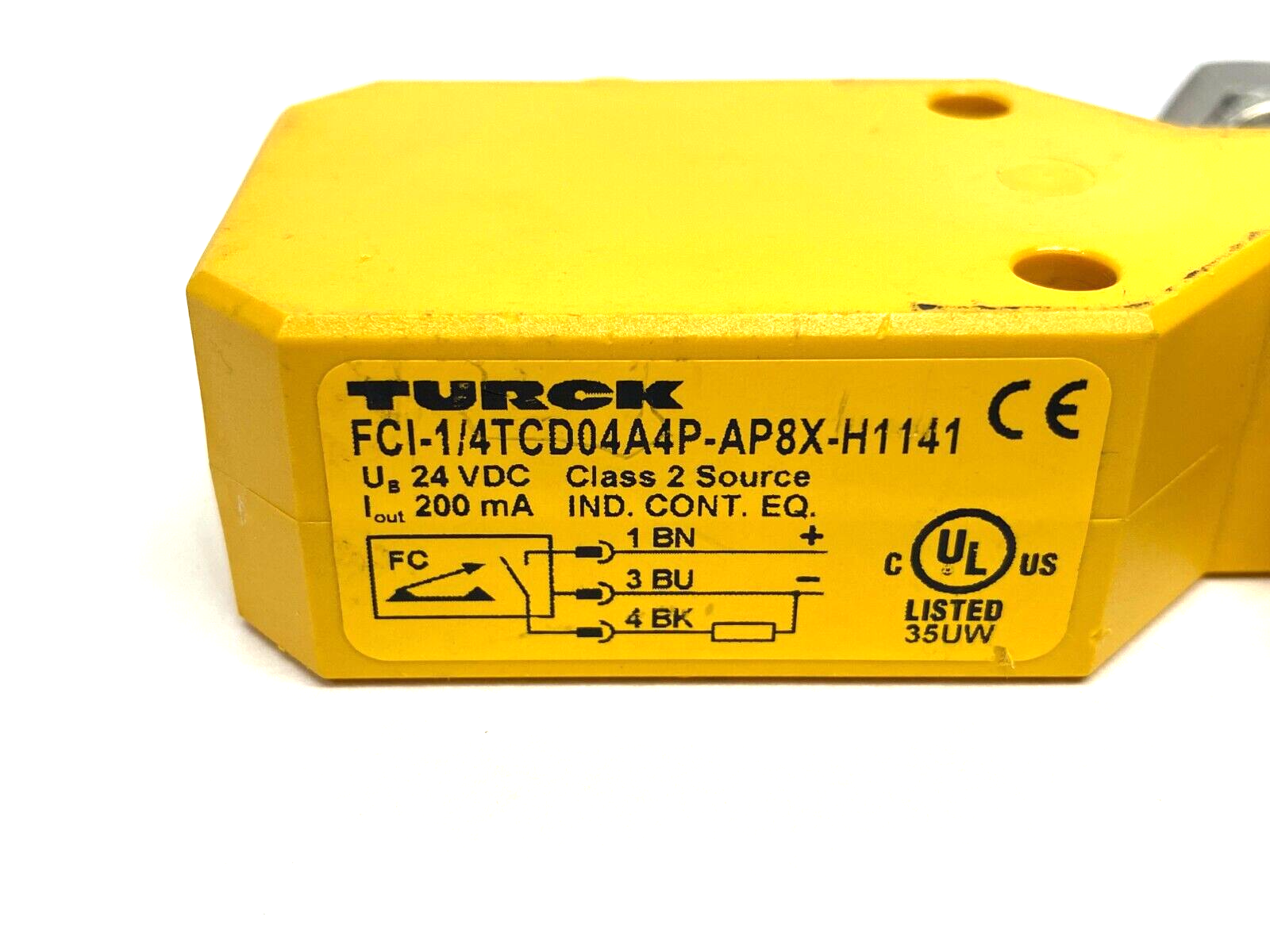 Turck FCI-1/4TCD04A4P-AP8X-H1141 Flow Monitoring Inline Sensor 6870823 - Used - Maverick Industrial Sales