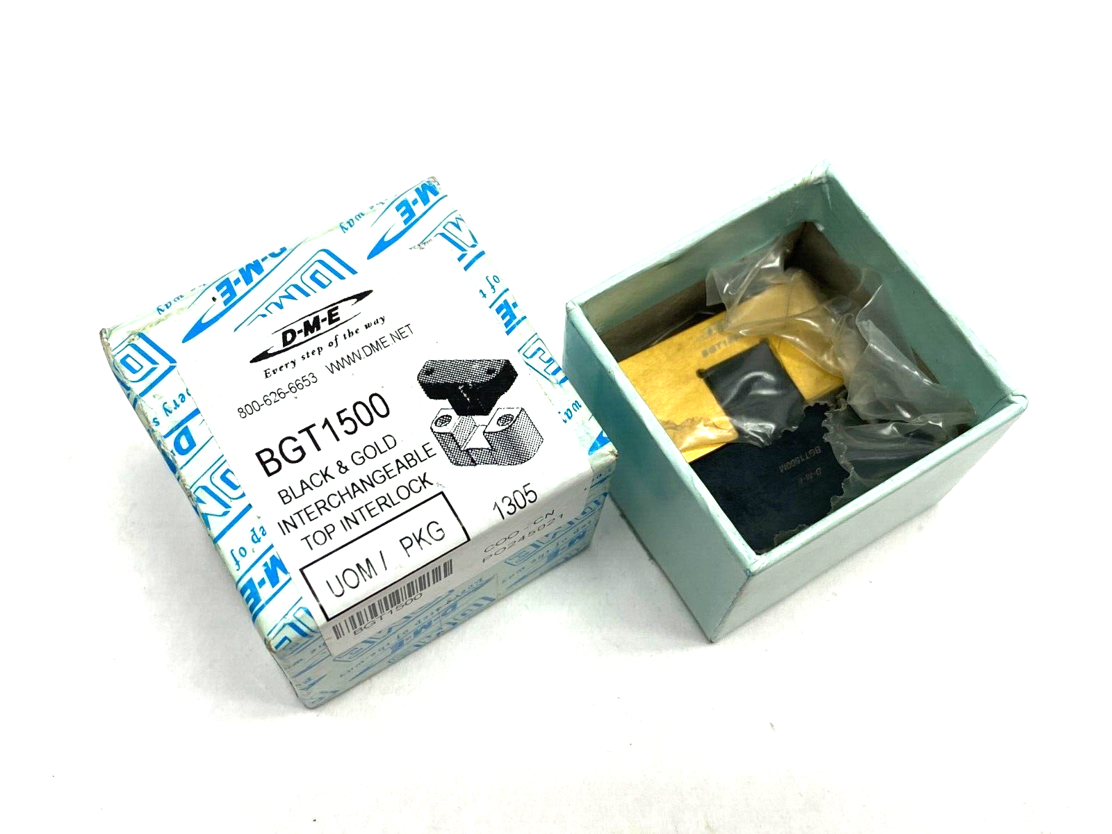 DME BGT1500 Black & Gold Interchangeable Top Lock 1.5" Width - Maverick Industrial Sales