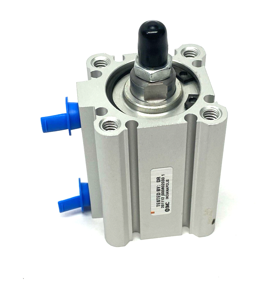 SMC NCDQ2A32-30DMZ Compact Pneumatic Cylinder, 32mm Bore, 30mm Stroke - Maverick Industrial Sales