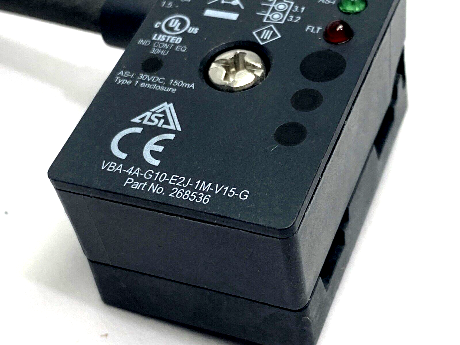 Pepperl+Fuchs VBA-4A-G10-E2J-1M-V15-G AS-Interface Actuator Module 268536 - Maverick Industrial Sales