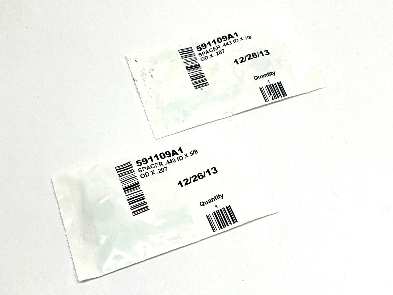Automated Packaging Systems 591109A1 Spacer .443" ID X 5/8" OD X .207" LOT OF 2 - Maverick Industrial Sales