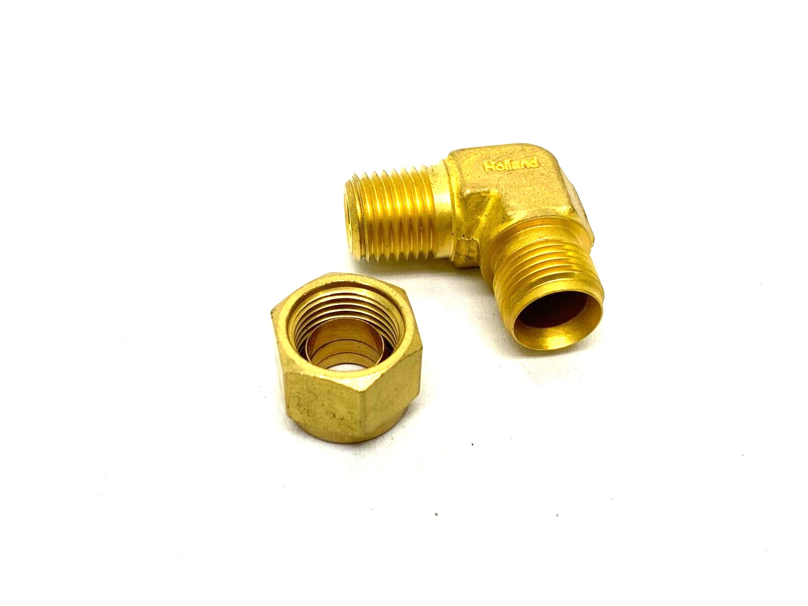 Swagelok B-600-2-4 Brass Elbow Compression Fitting 3/8" Tube 1/4" NPT Thread - Maverick Industrial Sales