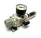 SMC AW20-N01C-Z-A Combination Filter Regulator w/ Gauge & Mounting Bracket - Maverick Industrial Sales