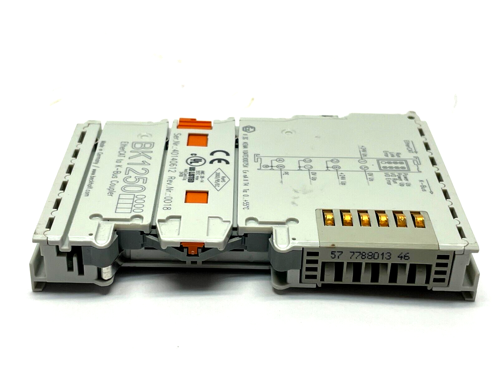 Beckhoff BK1250 Rev. 0018 EtherCAT to K-Bus Coupler - Maverick Industrial Sales