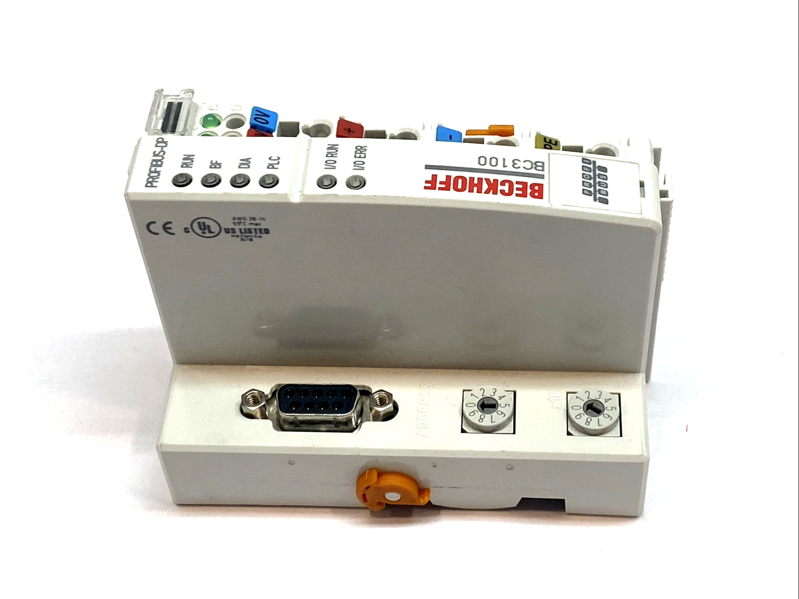 Beckhoff BC3100 PROFIBUS Bus Terminal Controller, integrated PLC, Fieldbus Inte. - Maverick Industrial Sales