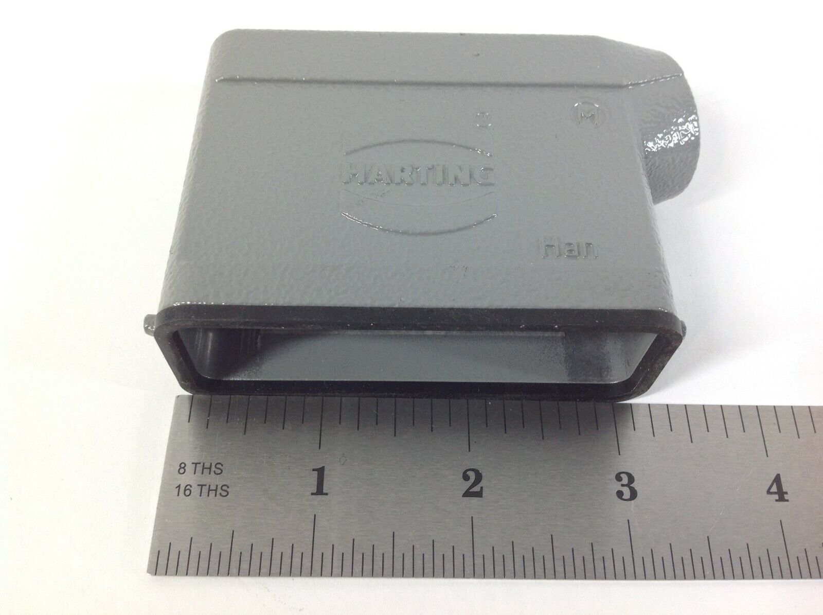 Harting Han Hood, Fits 16 Pos. Inserts, M20 Thread Side Entry - Maverick Industrial Sales