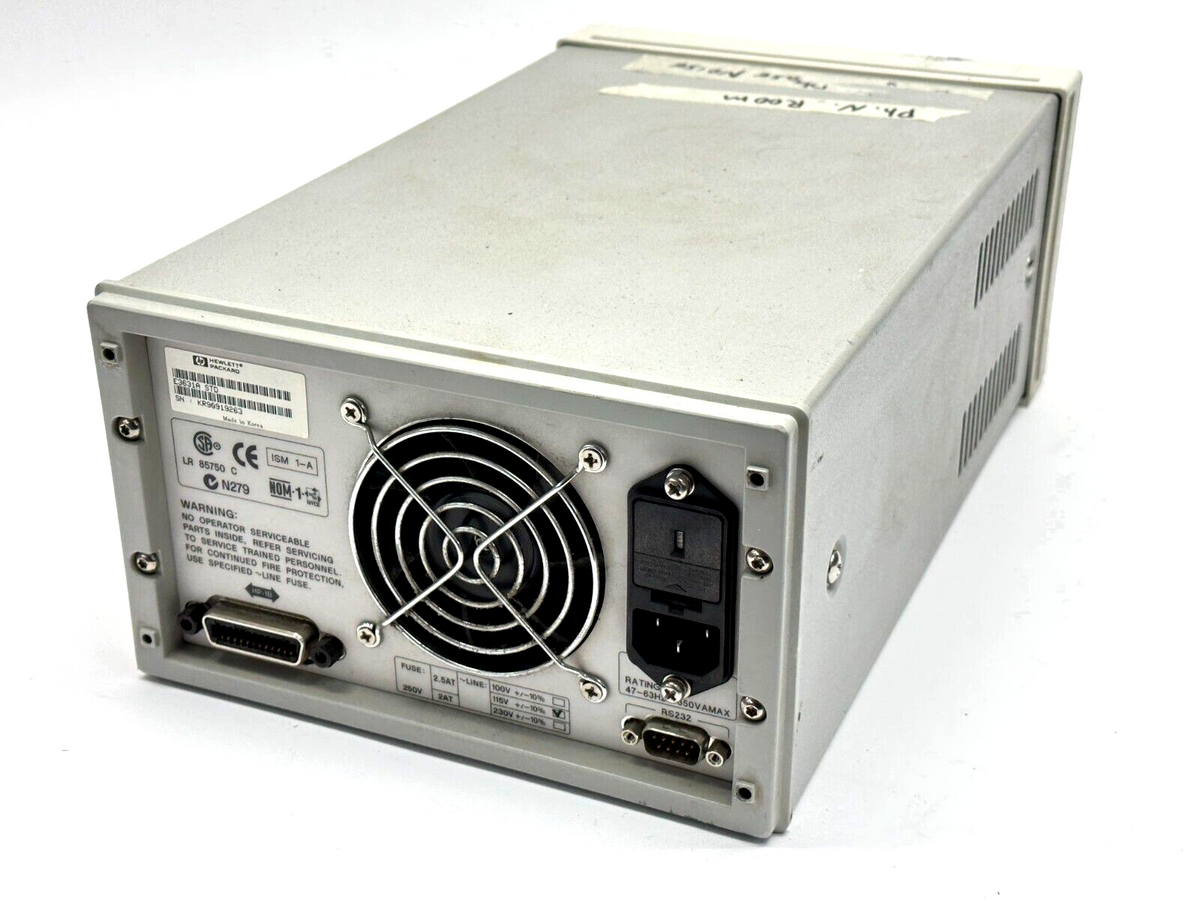 HP E3631A Triple Output DC Power Supply 0-6V 5A / 0-25V 1A NO COVER - Maverick Industrial Sales
