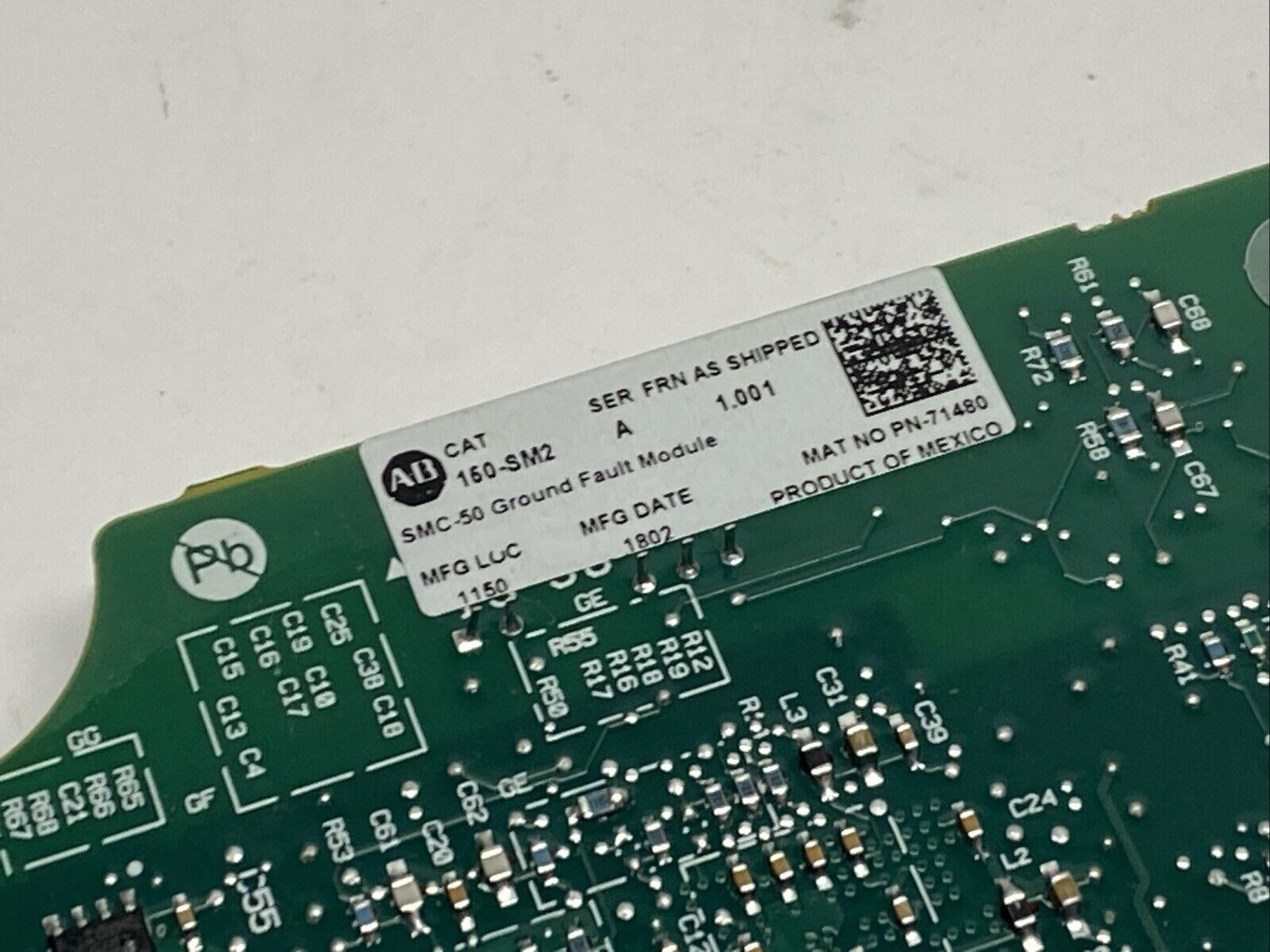 150-SM2 | Allen Bradley 150-SM2 Ser A SMC-50 Ground Fault Module