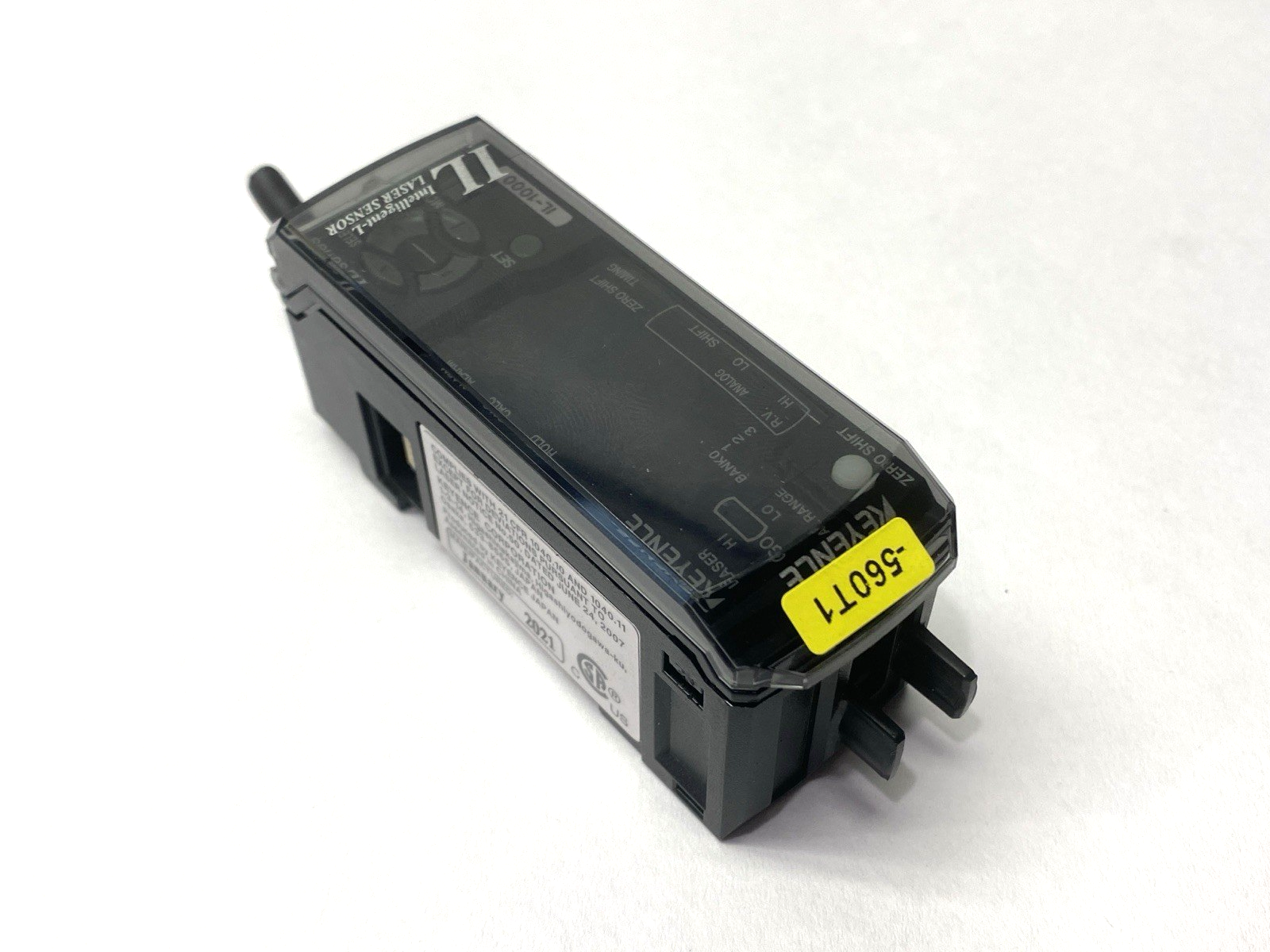 Keyence IL-1000 Analog Laser Sensor Amplifier Main Unit CUT CORD - Maverick Industrial Sales