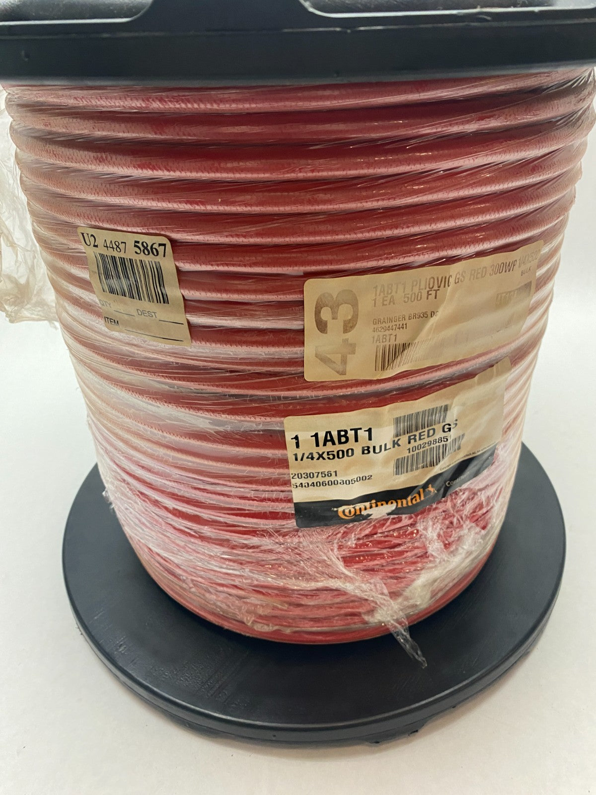 Continental 1 1ABT1 1/4" Red 20307561 Multipurpose PVC Air Hose ROLL OF 500' - Maverick Industrial Sales