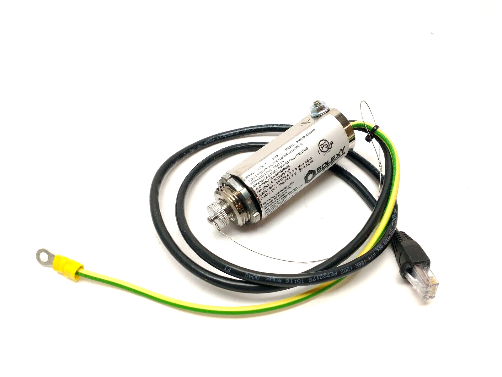SOLEXY BAF3A0101N0036 Intrinsically Safe Ethernet Coupler M12 RJ45 BOX OF 2 - Maverick Industrial Sales