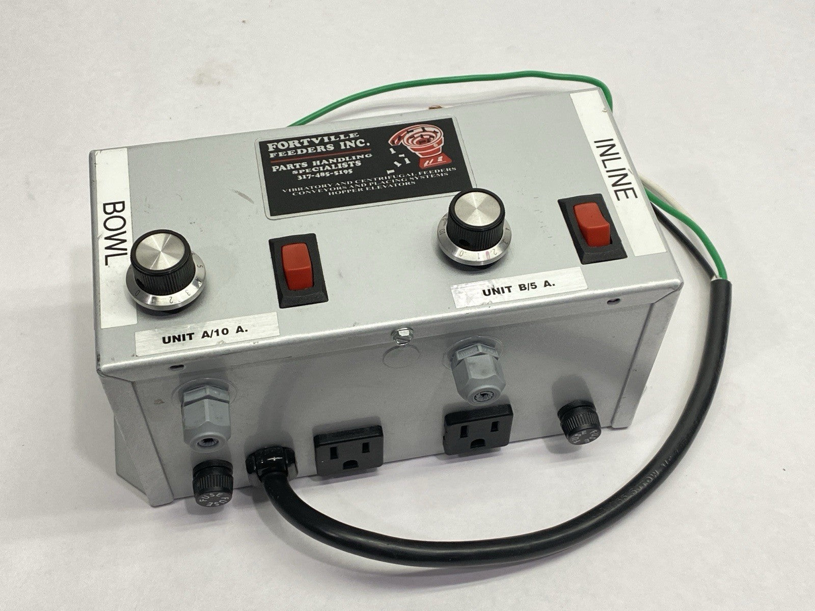 FC-90-2 PLUS | Fortville Feeders Vibratory Feeder Control Unit 121-8210 - Used - Maverick Industrial Sales