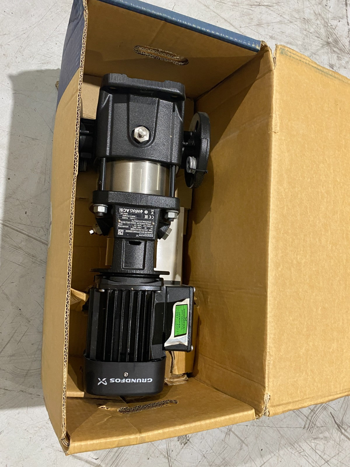 Grundfos CR3-5 A-FGJ-A-E-HQQE Multistage Vertical Vacuum Pump 3-Ph 97772362 - Maverick Industrial Sales