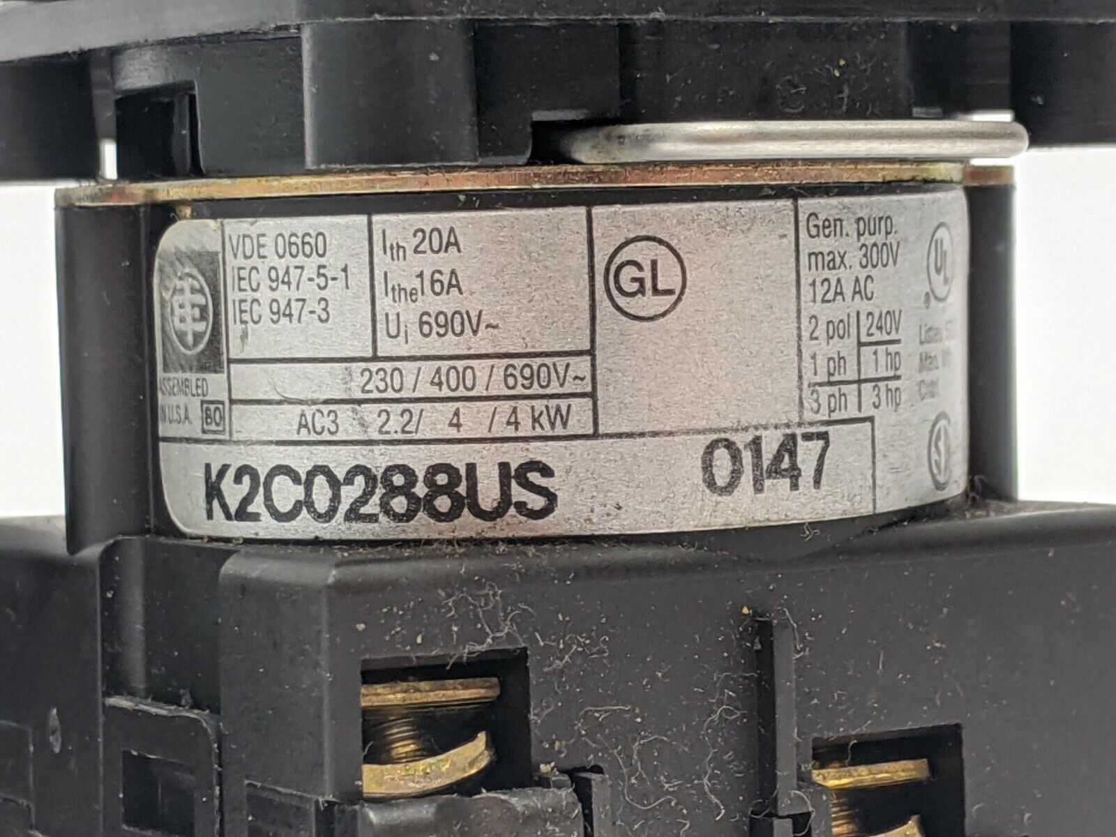Schneider Electric 9003K2C0288US Rotary Switch 3 Position LOT OF 2 - Maverick Industrial Sales