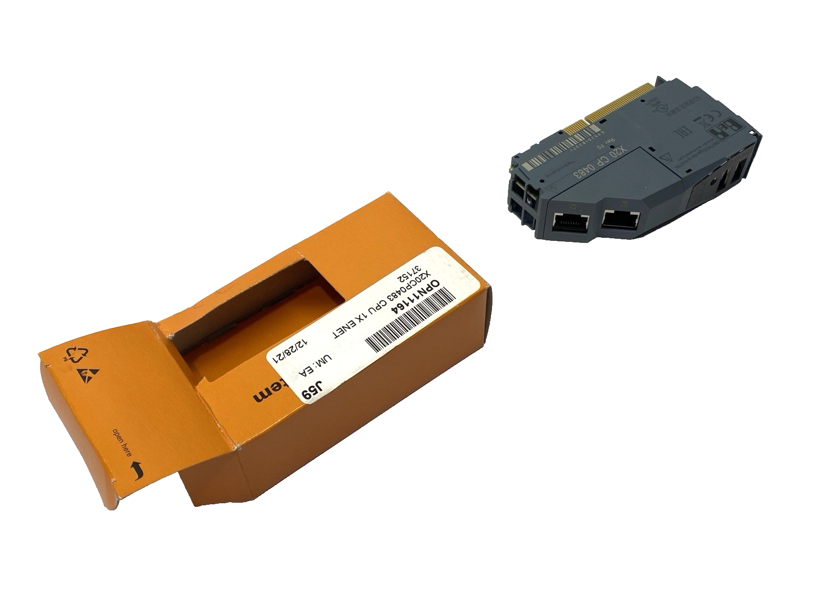 X20CP0483 | B&R Automation Rev. F0 Compact-S CPU Controller Powerlink & Ethernet - New – Open box - Maverick Industrial Sales