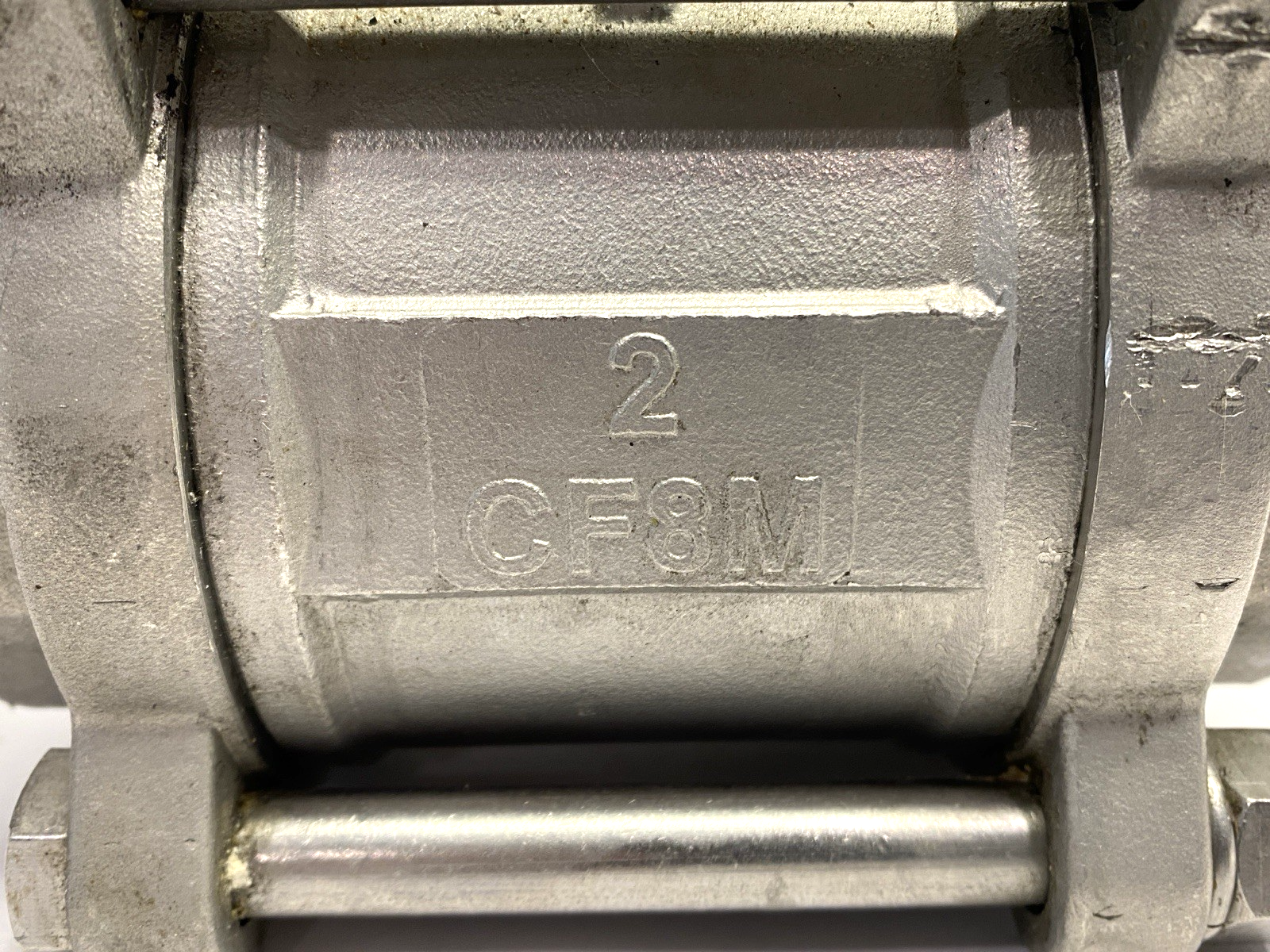 Stainless Steel Ball Valve 2" CF8M 14mm Square Stem Size 1000WOG F05/F07 - Used - Maverick Industrial Sales