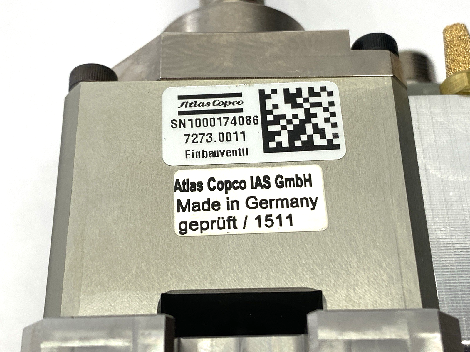 Atlas Copco 7273.0011 Mounting Valve - Maverick Industrial Sales