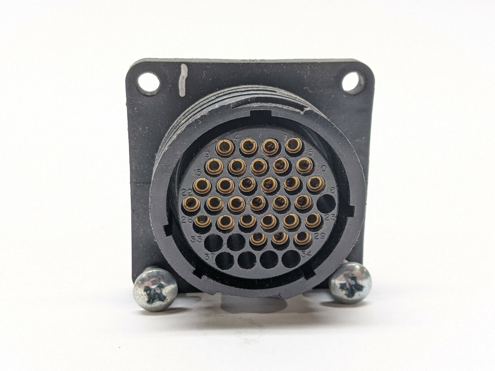 TE 206306-1 Connector Housing 37 Position AMP CPC Receptacle LOT OF 2 - Maverick Industrial Sales